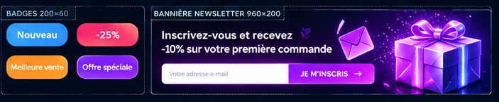Badges de confiance et newsletter SignaraFast